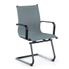 Sedia Ufficio Brenton, struttura nera, ecopelle