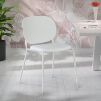 Poltroncina da Ufficio Mila, gambe in acciao