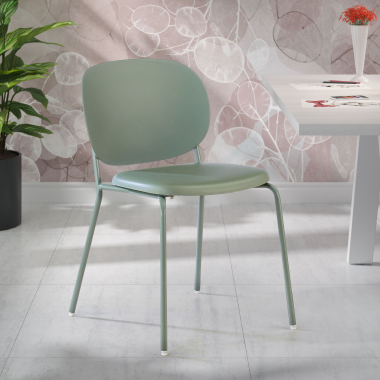 Poltroncina da Ufficio Mila, gambe in acciao