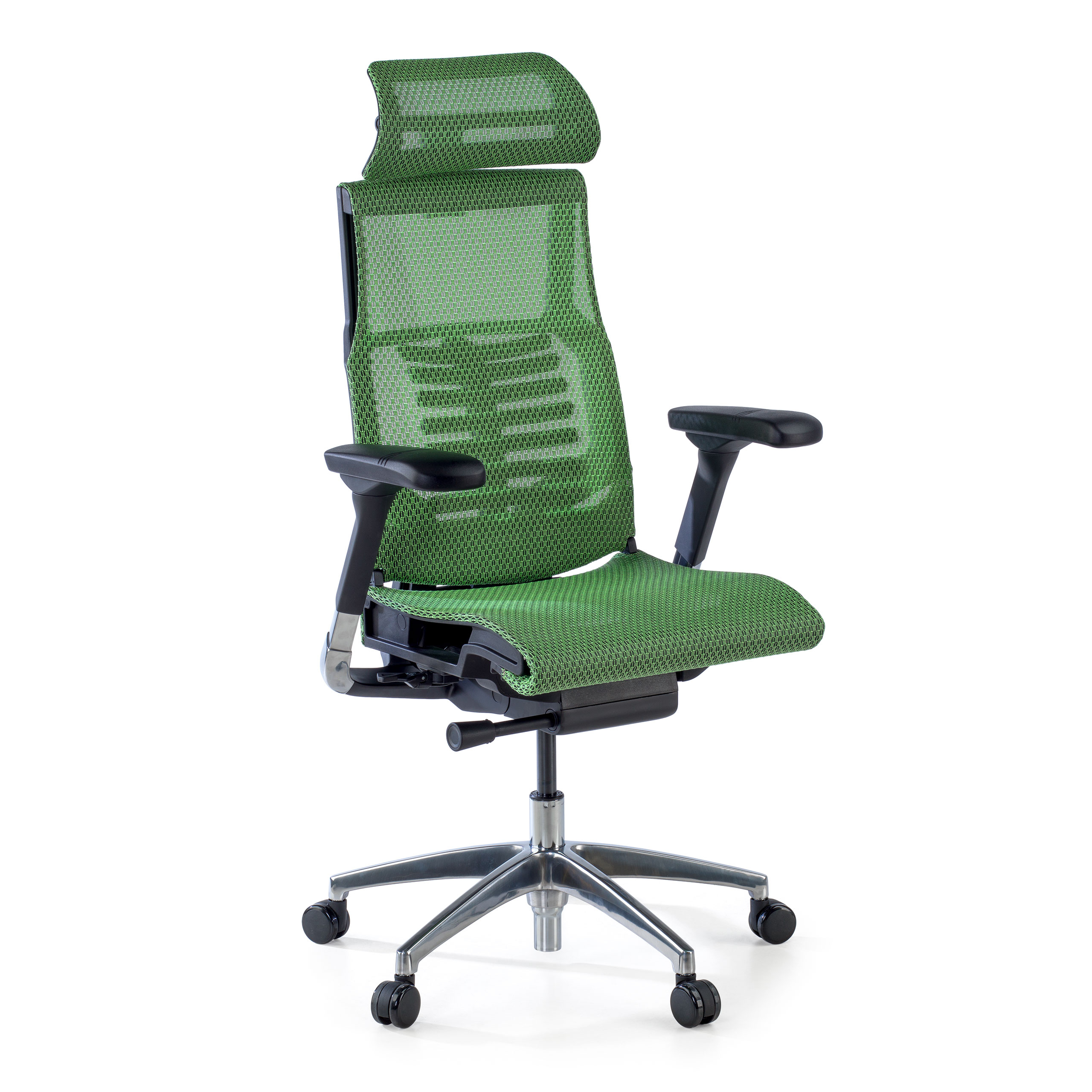 Sedia Ergonomica Pofit2, modello premium, struttura nera