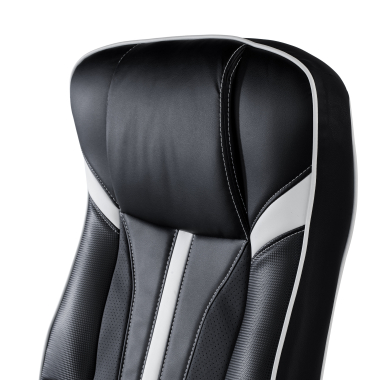 sedia gaming bianco ecopelle braccioli ribaltabili 6