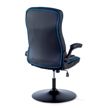 sedia gaming blu ecopelle braccioli ribaltabili 8