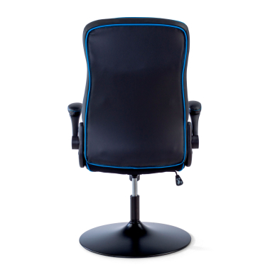 sedia gaming blu ecopelle braccioli ribaltabili 9