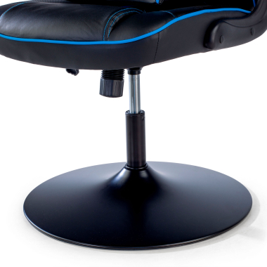 sedia gaming blu ecopelle braccioli ribaltabili 6