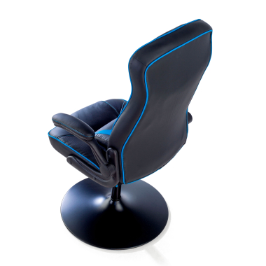 sedia gaming blu ecopelle braccioli ribaltabili 7