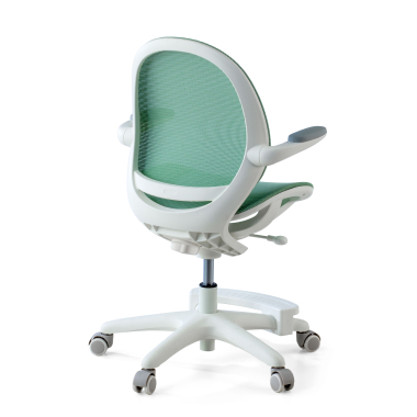 sedia scrivania per bambini verde ergokid rete transpirante braccioli ribaltabili 9