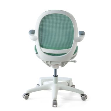 sedia scrivania per bambini verde ergokid rete transpirante braccioli ribaltabili 7