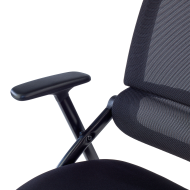 Sedia pieghevole Smart con schienale in rete, impilabile
