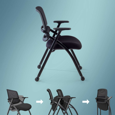 sedia con ribaltina nero sedia con ruote rete transpirante braccioli mobili 7