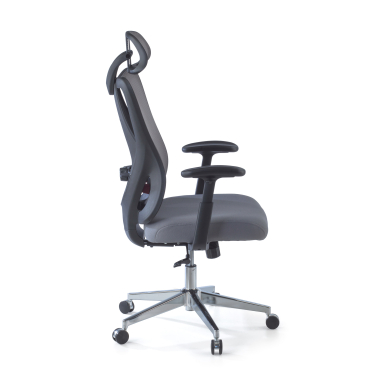 sedia ergonomica grigio matrix rete transpirante braccioli mobili supporto lombare poggiatesta 7
