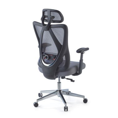 sedia ergonomica grigio matrix rete transpirante braccioli mobili supporto lombare poggiatesta 8