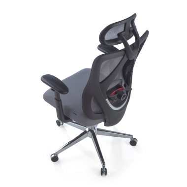 sedia ergonomica grigio matrix rete transpirante braccioli mobili supporto lombare poggiatesta 9