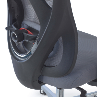 sedia ergonomica grigio matrix rete transpirante braccioli mobili supporto lombare poggiatesta 5