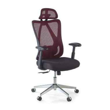 sedia ergonomica rosso matrix rete transpirante braccioli mobili supporto lombare poggiatesta 1