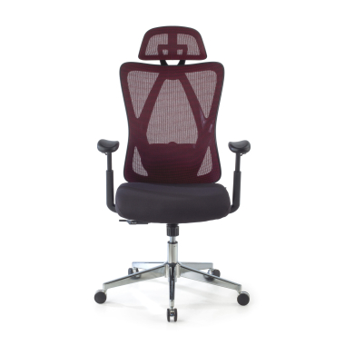 sedia ergonomica rosso matrix rete transpirante braccioli mobili supporto lombare poggiatesta 3