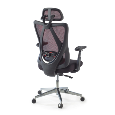 sedia ergonomica rosso matrix rete transpirante braccioli mobili supporto lombare poggiatesta 9