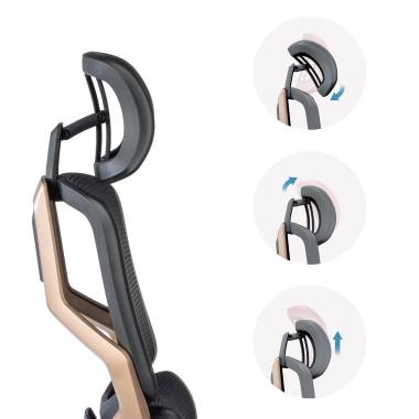 sedia ergonomica nero aeromax struttura nera rete transpirante braccioli regolabili 5d doppio supporto lombare poggiatesta 7