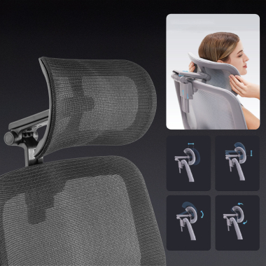 sedia ergonomica nero erghos x2 rete transpirante braccioli regolabili 5d doppio supporto lombare poggiatesta poggiapiedi estensibile 5