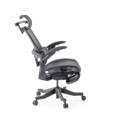 sedia ergonomica nero erghos x1 rete transpirante braccioli regolabili 3d doppio supporto lombare poggiatesta 11