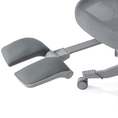 sedia ergonomica bianco grigio erghos x1 rete transpirante braccioli regolabili 3d doppio supporto lombare poggiatesta 13