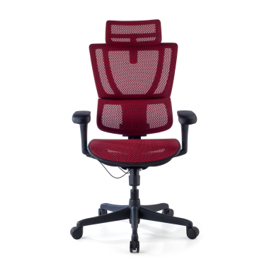 sedia ergonomica rosso sedia da ufficio rete transpirante braccioli regolabili 3d supporto lombare poggiatesta 3