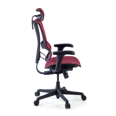 sedia ergonomica rosso sedia da ufficio rete transpirante braccioli regolabili 3d supporto lombare poggiatesta 7