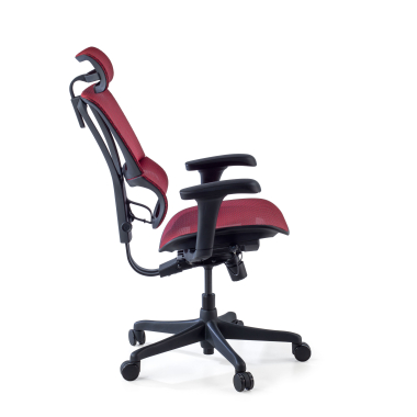 sedia ergonomica rosso sedia da ufficio rete transpirante braccioli regolabili 3d supporto lombare poggiatesta 6