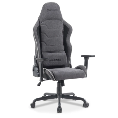 Sedia gaming in tessuto traspirante Breeze, con meccanismo basculante