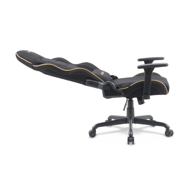 sedia gaming nero breeze tessuto braccioli mobili cuscino poggiatesta poggiatesta 5