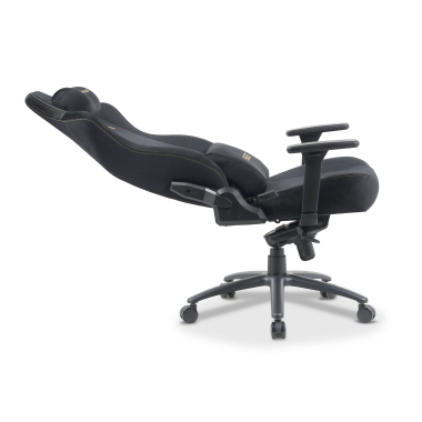 sedia gaming nero forge tessuto braccioli regolabili 3d cuscino lombare e cervicale poggiatesta 5