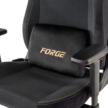 sedia gaming nero forge tessuto braccioli regolabili 3d cuscino lombare e cervicale poggiatesta 6