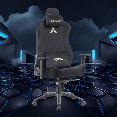 sedia gaming nero forge tessuto braccioli regolabili 3d cuscino lombare e cervicale poggiatesta 13
