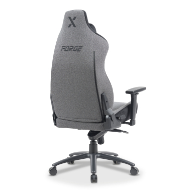 sedia gaming grigio forge tessuto braccioli regolabili 3d cuscino lombare e cervicale poggiatesta 12