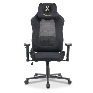 sedia gaming nero vital tessuto braccioli mobili cuscino poggiatesta poggiatesta 3