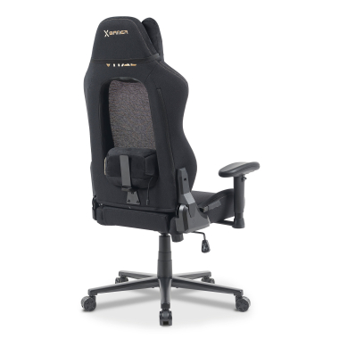 sedia gaming nero vital tessuto braccioli mobili cuscino poggiatesta poggiatesta 11