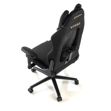 sedia gaming nero vital tessuto braccioli mobili cuscino poggiatesta poggiatesta 12