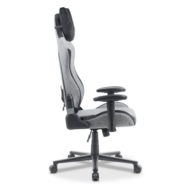 sedia gaming grigio vital tessuto braccioli mobili cuscino poggiatesta poggiatesta 9