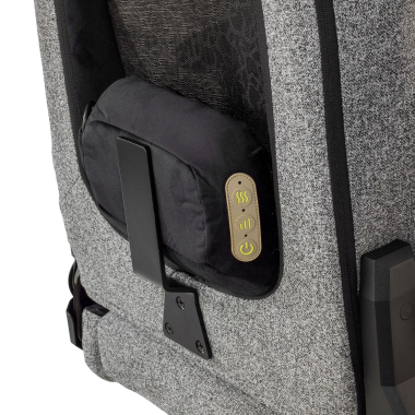 sedia gaming grigio vital tessuto braccioli mobili cuscino poggiatesta poggiatesta 7