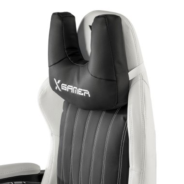 sedia gaming bianco nero titan ecopelle braccioli ribaltabili cuscino poggiatesta poggiatesta 4