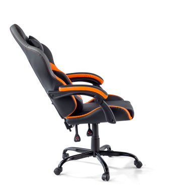 sedia gaming arancione mist ecopelle braccioli ribaltabili cuscino poggiatesta poggiatesta 5