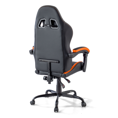 sedia gaming arancione mist ecopelle braccioli ribaltabili cuscino poggiatesta poggiatesta 11