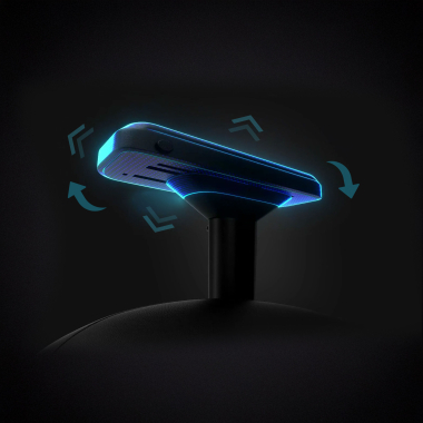 sedia gaming nero breeze tessuto braccioli mobili cuscino poggiatesta poggiatesta 11