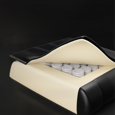 sedia gaming nero titan ecopelle braccioli ribaltabili cuscino poggiatesta poggiatesta 9
