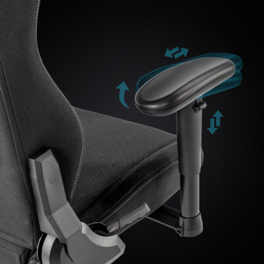 sedia gaming nero vital tessuto braccioli mobili cuscino poggiatesta poggiatesta 10