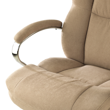 poltrona da ufficio beige harmony tessuto braccioli imbottiti 5