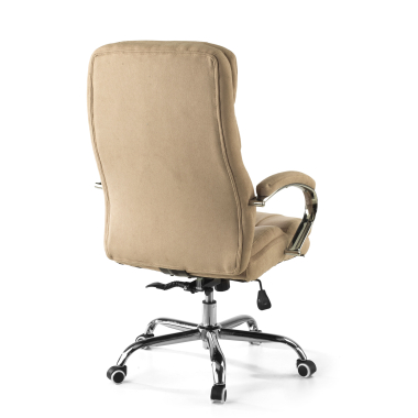 poltrona da ufficio beige harmony tessuto braccioli imbottiti 10