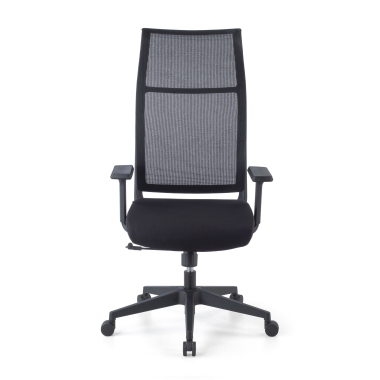 sedia ergonomica nero stay rete transpirante braccioli mobili 6