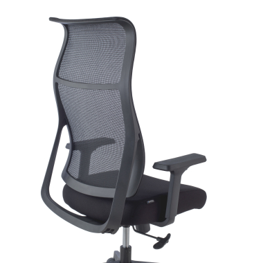 sedia ergonomica nero stay rete transpirante braccioli mobili 3
