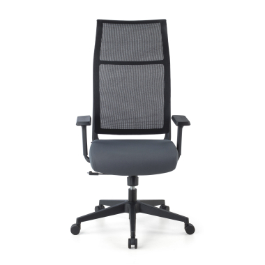 sedia ergonomica grigio stay rete transpirante braccioli mobili 4