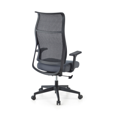 sedia ergonomica grigio stay rete transpirante braccioli mobili 8